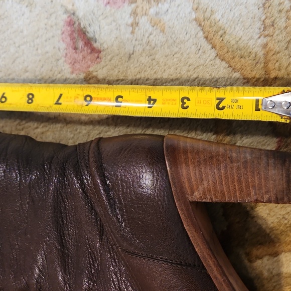 COACH Morgan tall brown leather slouch boots, size 7.5 - Picture 13 of 13